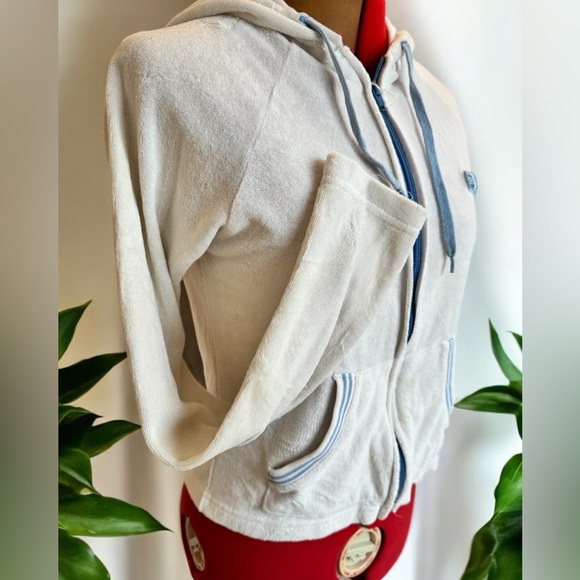 Roxy zip up sweater. size medium - Picture 2 of 8